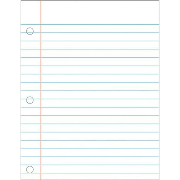 Carson Dellosa Notebook Paper Chart (114044) - Walmart.com