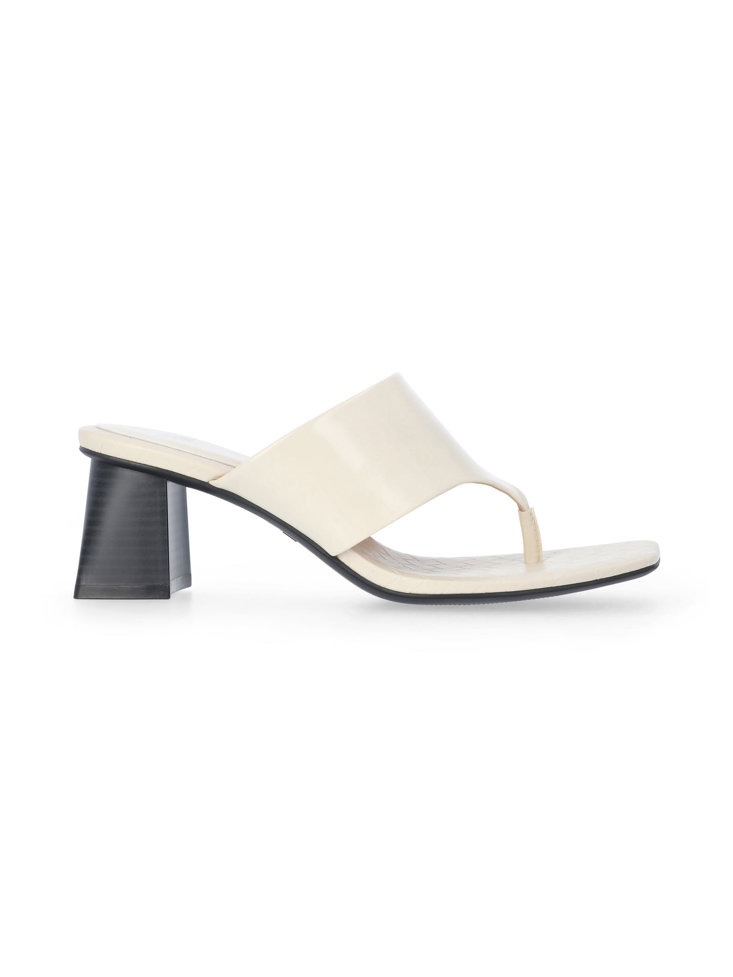 Time and Tru Women's Heeled Thong Sandals
