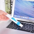 thumbnail image 4 of 2 in 1 Small Brush and Dustpan Multipurpose Cleaning Tool for Window Door Groove Corner Keyboard Detachable Blue, 4 of 5
