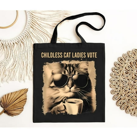 vintage Childless Cat Ladies Vote Classic Tote Bag-TH5257