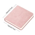 thumbnail image 3 of Square Woven Fabric Cover Blank Notebook 200 Pages, 145×145mm Pocket Hardbound Journal, Textured Cloth Pocket Notepad for Daily Planner Schǒ-ǒl Office Notes, 3 of 7