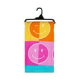 Mainstays Cotton Blend Smiley Checkerboard Beach Towel, 28" x 60