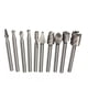 thumbnail image 1 of Fresa Madera Rotativa Carburo Mototool Juego 10uds Acero Hss, 1 of 7