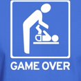 thumbnail image 3 of CafePress - New Daddy Game Over Diaper Duty Dark T Shirt - Men's Classic Graphic Cotton T-Shirt, 3 of 4