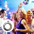 thumbnail image 2 of Bracelet Flask for Women, 304 Stainless Steel Bangle Flask, Creative Decorative Bracelet Flask with Rhinestone Lid Party Flask Gift for Women Girls Birthday Party, 2 of 7