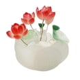 thumbnail image 3 of Luz de noche de loto con flor DIY, decoración minimalista hecha a mano para aniversario, regalo de cumpleaños para niñas, lámpara de mesita de noche, Yinane Luz de bricolaje, 3 of 8