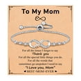 thumbnail image 2 of Sdmnsg-T Infinity Love Bracelets for Women, Stocking Stuffers Birthday Jewelry Gifts for Girls Girlfriend Mom Wife from Daughter Son, 2 of 9