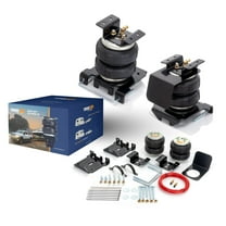 TORQUE Air Suspension Bags Kit with Internal Jounce Bumper for 2001-2010 Chevrolet Chevy Silverado 2500 3500 HD and GMC Sierra 2500 3500 HD 2500HD 3500HD Rear, Up to 7,500 lbs (TR75250)