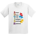 thumbnail image 3 of Inktastic Autism Acrostic Youth T-Shirt, 3 of 5