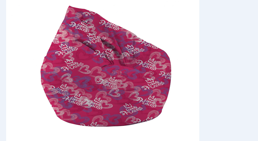 Bean Bag Cover Without Filler Cute Printed Lounger Sack Chair Beanbag