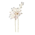 thumbnail image 1 of Boda Novia Perla Artificial Cristal Horquilla Nupcial Diademas Tocado Pelo Clip Joyería Advancent  AP006933-02, 1 of 6