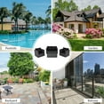 thumbnail image 4 of Costway 8PCS Patio Rattan Furniture Set Cushioned Sofa Chair Coffee Table Black, 4 of 9