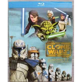 Star Wars Clone Wars Animated Collection Box Set Seasons 1-7 (Blu