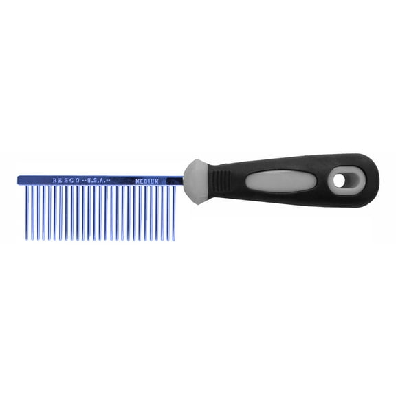 Resco Professional Anti-Static Comb for Pets, Medium, Candy Blue
