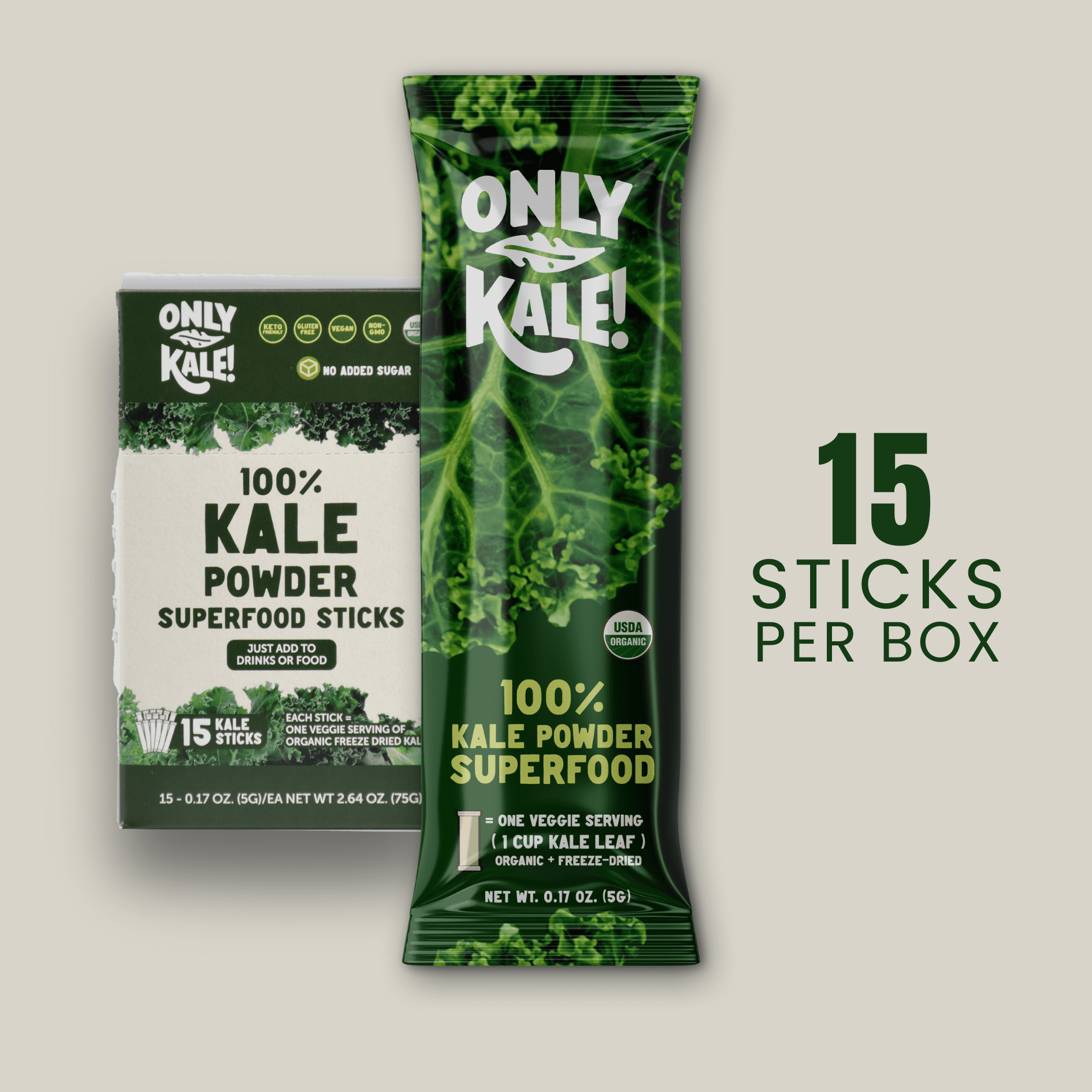 Onlykale- Organic Kale Powder Supplement for Antioxidant Support