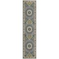 thumbnail image 2 of Rugs.com Rabia Collection Rug – 2' 7 x 11' Runner Blue Low Rug Perfect For Hallways, Entryways, 2 of 9
