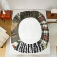 thumbnail image 5 of Castle Fairy Teens Boys Girls Jungle Deers Bed Sheets,Abstract Checkered King Sheets, 5 of 7