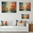 thumbnail image 4 of Designart "Bicycle Geometric Pedals Painting I" Transportation Print on Natural Pine Wood, 4 of 5