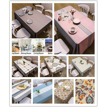 

Oilcloth Tablecloth Perfect for everyday use party holidays catering cafes..