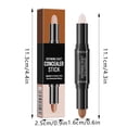 thumbnail image 2 of WIFKLSIIPG Dual Ended Stick Nose Shadow Highlight Brighten Natural Three Concealer Pen, 2 of 4