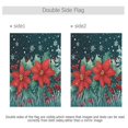 thumbnail image 4 of Yayeee Garden Flag 12" x 18" Double Sided Outdoor Yard Lawn Holiday Decorations, Christmas Poinsettia, 4 of 6