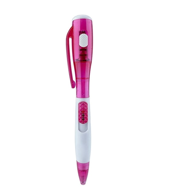 GFHFHITJ Pen point Pen Cute Peculiar with Light-emitting Flashlight Multi-function-point Pen Student Gifts 2ml