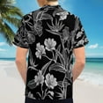thumbnail image 6 of High Quality Hawaiian Shirts for Men Short Sleeve Aloha Beach Shirt Floral Summer Casual Button Down Shirts Blouses 7XR4IV, 6 of 7