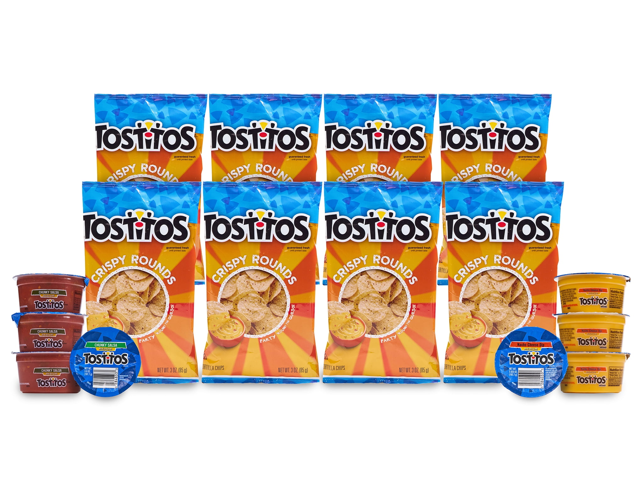 Tostitos Chip & Dip Pack 8 Ct Chips + 8 Ct Dips