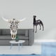 thumbnail image 2 of Escultura de pared de resina con cabeza de , decoración de pared, estatua de perro, figura de animal, material de resina único y realista, adecuad, 2 of 8