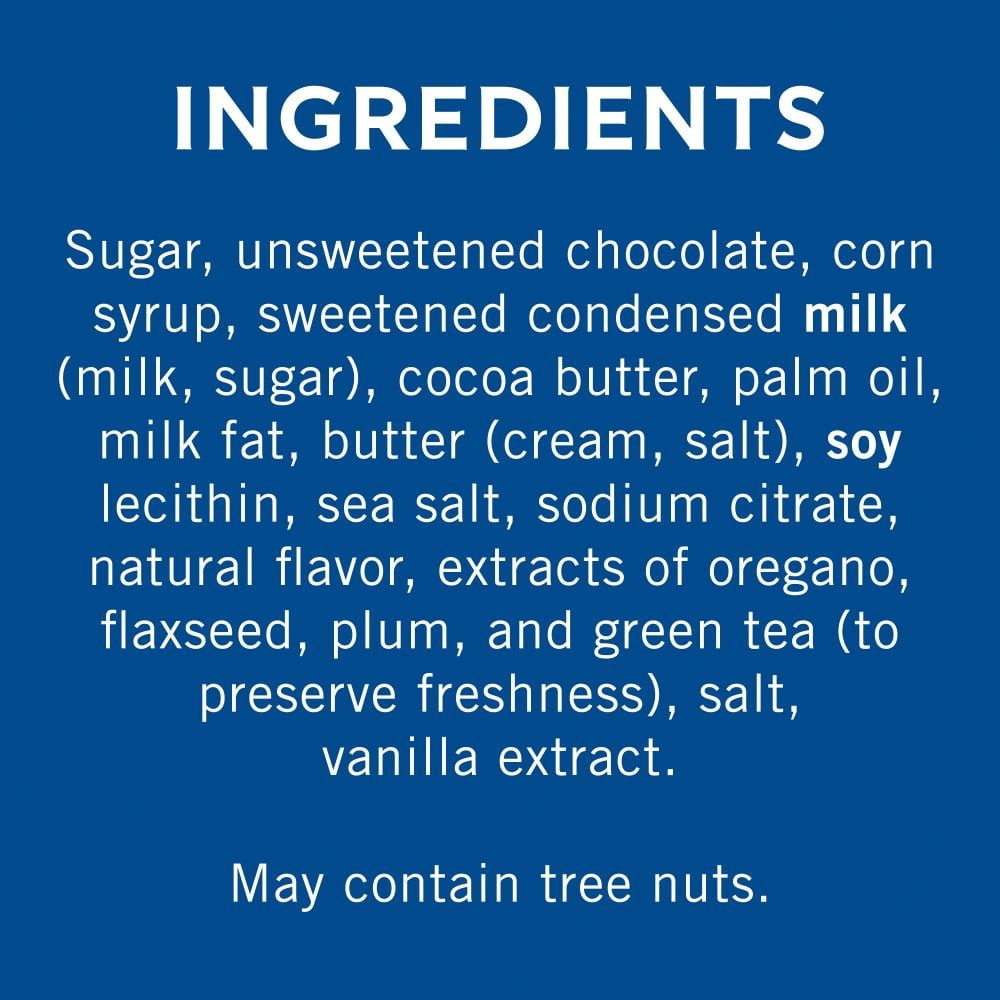 Ghirardelli Sea Salt Caramel Dark Chocolate Squares Bar 4.8 oz - Pack of 3
