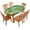 Tropical Palm Leaves, variant on Spring Leaf Oval Elastic Fitted Tablecloth, Floral Sage Green Leaves Elastic Edged Polyester Wipeable Table Cloths, Indoor Holiday Family Banquet and Outdoor Patio Use, Fits for 42" x 60" Oval Table