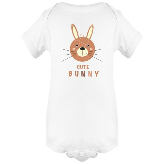 Cute Bunny Design Bodysuit Infant -Image by Shutterstock, 24 Months
