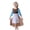 Coffee, variant on Virmaxy Halloween Dress Country Peasant Costume 3/4 Sleeve A-Line with Apron and Headscarf for Fall Party Sizes, 5-12Y, Coffee