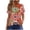 Red, variant on Vmvidoty Summer Tops for Women 2026 Short Sleeve Womens Tops,Crew Neck Soft Casual Loose Fit Ruched Top T Shirts Tee Clothes Red L