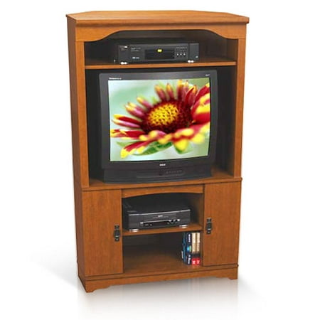 RETIRED-Sauder Corner Entertainment Stand, Benton Ridge Collection