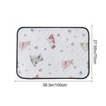 thumbnail image 3 of KOYPTL Cartoon Pet Print Washable Breathable Small Dog Cat Pee Training Pad,Anti Slip Absorbent Reusable Potty Mat for Puppy Kitten, 3 of 6