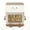 Brown, variant on Cute Alarm Clock Milk Shape Clock Children Wake Up Clock Rechargeable Alarm Clock for Bedroom Room Decor Birthday