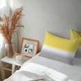 thumbnail image 6 of Lumbar Pillow Covers 20x12 Inch Set of 2, Yellow White Grey Ombre Waterproof Outdoor Pillow Covers, Modern Abstract Aesthetics Decorative Cushion Pillowcases for Couch, Sofa, Bed, Garden, Patio, 6 of 9