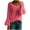 Hot Pink, variant on cfhntfmh Fall Fashion Outfits for Women Bell Long Sleeve Tops V Neck Business Casual Blouses Shirts Womens Fall Blouse