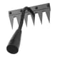 thumbnail image 5 of Rastrillo multiusos de metal para jardín, ideal para jardinería doméstica al aire libre. 6 consejos, 5 of 9