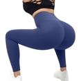 thumbnail image 3 of JJHGVB Gym Tights Comfy Pants Spring Leggings Gym Leggings for Women Tummy Control Leggings for Women Yoga Leggings Joggers for Women Seamless A1 Blue S-3xl, 3 of 8