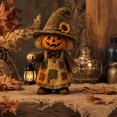 thumbnail image 3 of Halloween Lighted Monster Lantern Resin Craft Decoration, Spooky Tabletop Lamp for Home, Mantel, Halloween Party Indoor Decor, 3 of 7