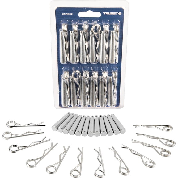 TRUSST Quick Truss Spigot Kit 12 Spigots and Pins per Set Aluminum