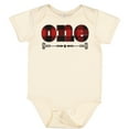 thumbnail image 3 of Inktastic First Birthday Buffalo Plaid Lumberjack Boys or Girls Baby Bodysuit, 3 of 5