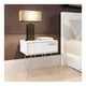 thumbnail image 1 of Mesa de Noche Bertolini Mod. 881 Anís Blanco, 1 of 4
