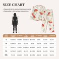 thumbnail image 4 of Balery Cartoon Flat Mushrooms Conjunto de Pijama con Estampado para Mujer, Conjunto de Dos Piezas con Manga Larga, Ropa de Dormir Suave con Bolsillos, Pijamas Cómodos-Medium, 4 of 7