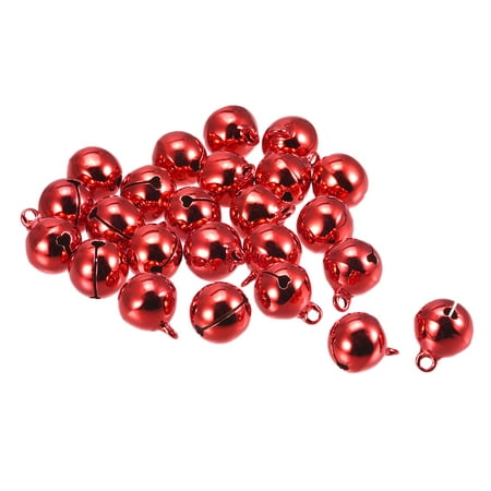 

Jingle Bells 9/16inch 80pcs Small Craft Bells for DIY Holiday Decoration Musical Party Home Festival Red