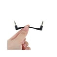 thumbnail image 2 of Metal Audio Cable Dual 90 Degree Right Angled 3.5mm Jack Male to Male Stereo AUX Cord Wire for Car AUX Speakers, 2 of 11