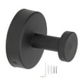 thumbnail image 2 of Perchero para puerta de baño, gancho para abrigo individual, estante para ropa de pared 304, gancho para abrigo de acero inoxidable, artesanía Superior, 2 of 14