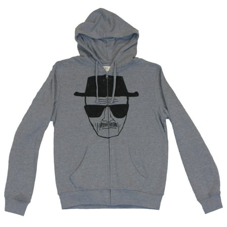 Breaking Bad Mens Hoodie Sweatshirt - Classic simple Heisenberg Sketch Face
